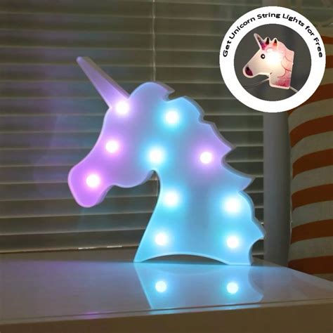 Make your own magic unicorn niht light